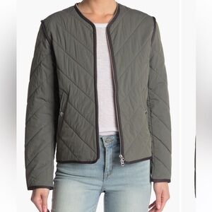 Rag & Bone Green quilted jacket